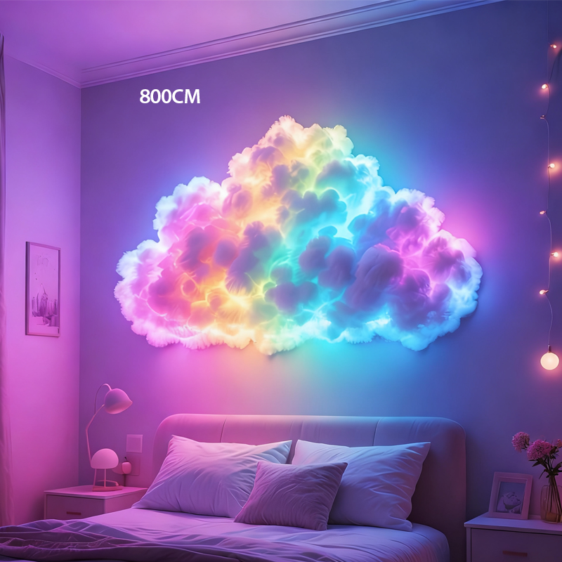 📢📢50 % OFF !!⏰DIY USB-Powered Thundercloud LED Light Decor🌈☁️