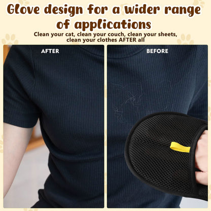 🔥BBUY 1 GET 1 FREE🔥🐾🧤 Pet Hair Remover Electrostatic Gloves – Double-Sided Efficient, Soft Silicone & Washable Reusable (Versatile Home+Car)!