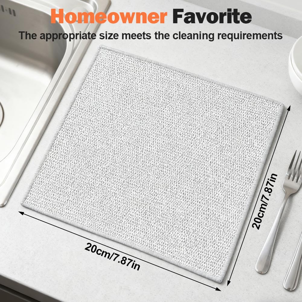 Multipurpose Wire Dishwashing Rags, 2026 New Reusable Metal Wire Dishwashing Cloth for Home Kitchen Cooktop