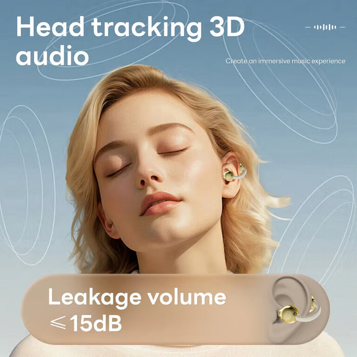 Fashionable Clip-On Wireless Headphones with Handbag