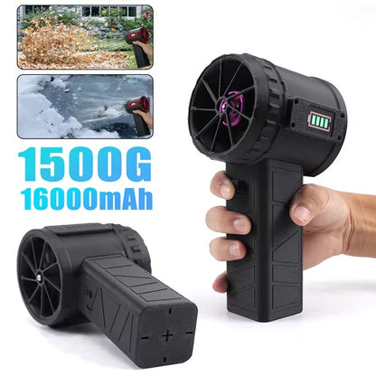 X64 Turbo Fan16000mA Powerful Air Blower 64mm Handheld Brussels Motor Duct Fan Thrust Electric Power Display Car Air Gun Dry