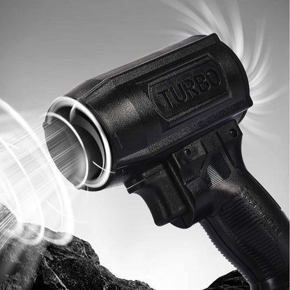 X64 Turbo Fan16000mA Powerful Air Blower 64mm Handheld Brussels Motor Duct Fan Thrust Electric Power Display Car Air Gun Dry