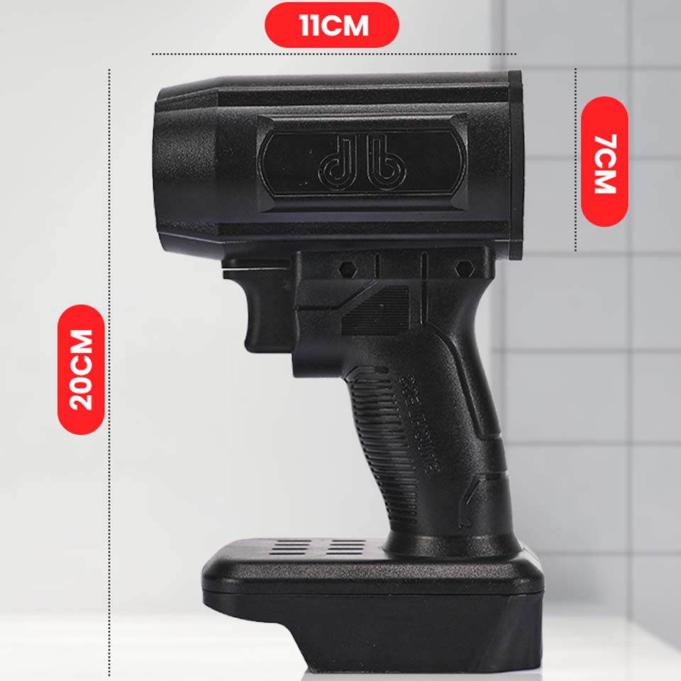 X64 Turbo Fan16000mA Powerful Air Blower 64mm Handheld Brussels Motor Duct Fan Thrust Electric Power Display Car Air Gun Dry
