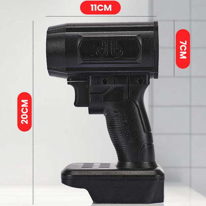 X64 Turbo Fan16000mA Powerful Air Blower 64mm Handheld Brussels Motor Duct Fan Thrust Electric Power Display Car Air Gun Dry