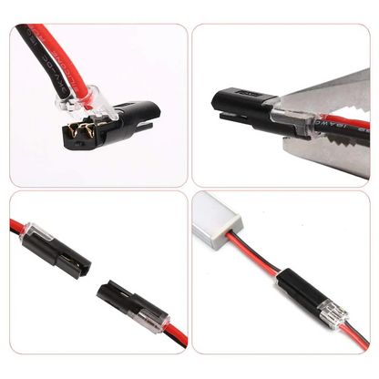 Pxcxu🔥Buy 50 Get 150 Free✨Double-wire Plug-in Connector With Locking Buckle