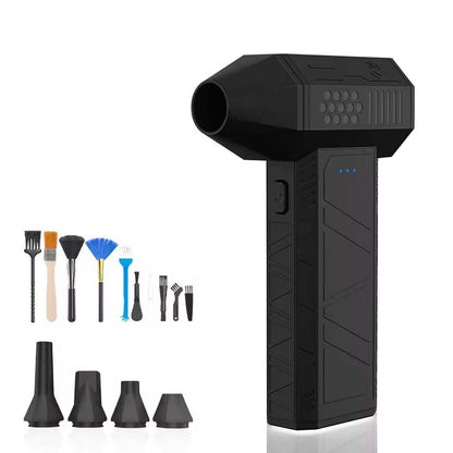 X64 Turbo Fan16000mA Powerful Air Blower 64mm Handheld Brussels Motor Duct Fan Thrust Electric Power Display Car Air Gun Dry