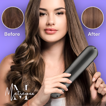 ⏰50K+ SOLD!💁‍♀️Wireless Ceramic Hair Straightening Comb – Fast Heating, Anti-Frizz & Tangle-Free Design ✨