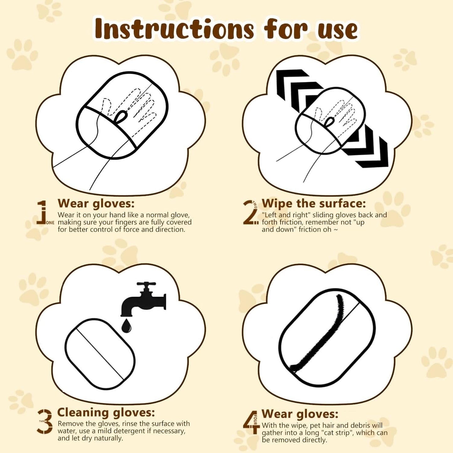 🔥BBUY 1 GET 1 FREE🔥🐾🧤 Pet Hair Remover Electrostatic Gloves – Double-Sided Efficient, Soft Silicone & Washable Reusable (Versatile Home+Car)!