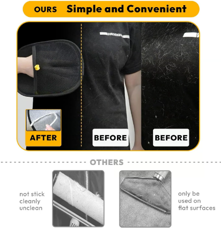 🔥BBUY 1 GET 1 FREE🔥🐾🧤 Pet Hair Remover Electrostatic Gloves – Double-Sided Efficient, Soft Silicone & Washable Reusable (Versatile Home+Car)!