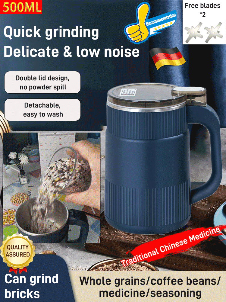 🎁New arrival 50% OFF💥Powerful Electric Grinder Cup – Crushes nuts, beans & coffee fast. Easy to use & clean. A handy tool for any kitchen. 🥜🔋