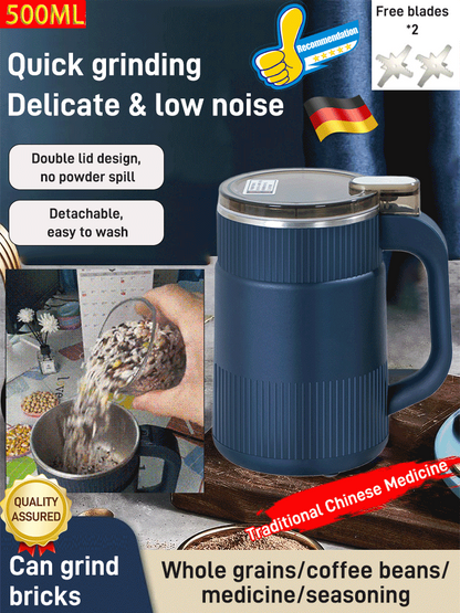 🎁New arrival 50% OFF💥Powerful Electric Grinder Cup – Crushes nuts, beans & coffee fast. Easy to use & clean. A handy tool for any kitchen. 🥜🔋
