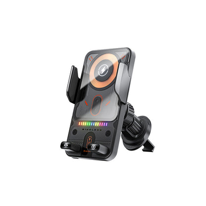 📢📢50%  OFF !! 🚗📱 2-in-1 Car Phone Holder & Wireless Charger – 360° Rotation, Strong Grip & Fast Charging 🔋