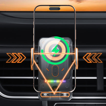 📢📢50%  OFF !! 🚗📱 2-in-1 Car Phone Holder & Wireless Charger – 360° Rotation, Strong Grip & Fast Charging 🔋