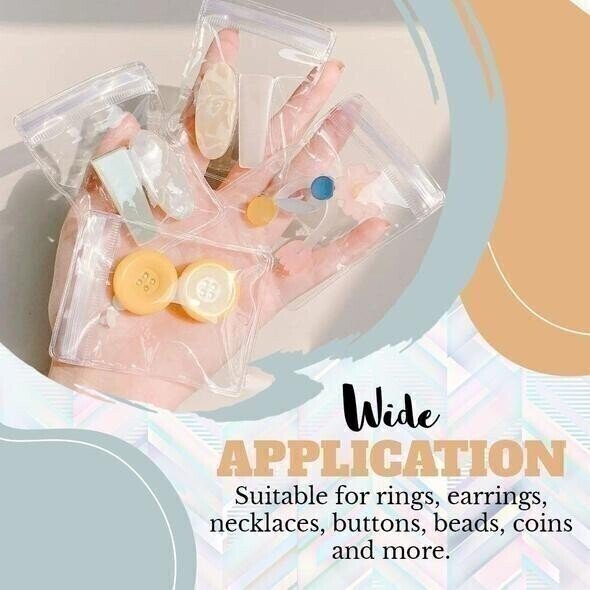 🔥While Supplies Last 40% OFF!🎉 TRANSPARENT JEWELLERY STORAGE BOOK SET