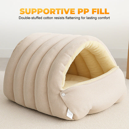 🐈Removable and Washable Winter Closed-off Pet Bed💝