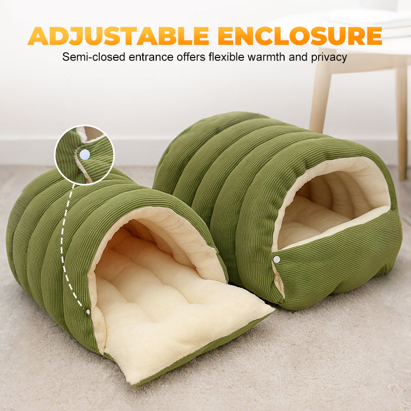 🐈Removable and Washable Winter Closed-off Pet Bed💝