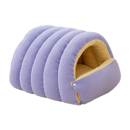 🐈Removable and Washable Winter Closed-off Pet Bed💝