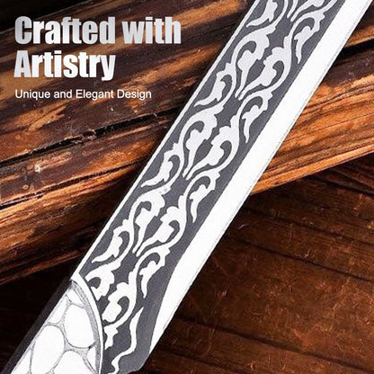 🔪 50% OFF! ✨ FULL-TANG SURVIVAL KNIFE - 8" Stainless Steel Blade with Fire Starter, Multi-Tool Kit Included, Perfect for Outdoor Adventures and Camping 🏕️🔥