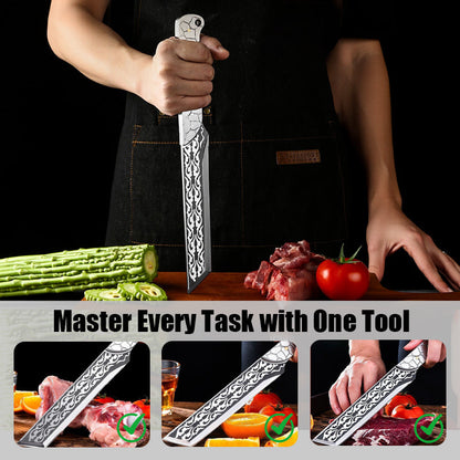 🔪 50% OFF! ✨ FULL-TANG SURVIVAL KNIFE - 8" Stainless Steel Blade with Fire Starter, Multi-Tool Kit Included, Perfect for Outdoor Adventures and Camping 🏕️🔥