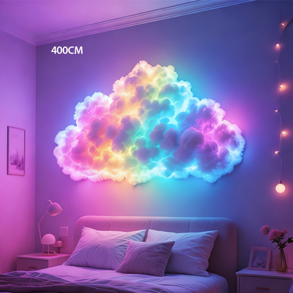 📢📢50  % OFF !!⏰DIY USB-Powered Thundercloud LED Light Decor🌈☁️
