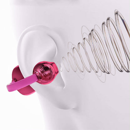 Fashionable Clip-On Wireless Headphones with Handbag