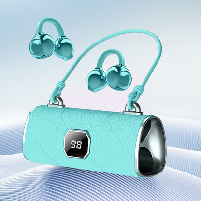Fashionable Clip-On Wireless Headphones with Handbag