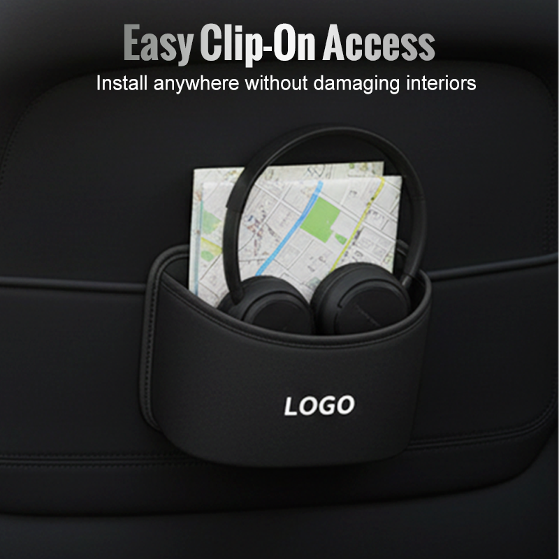 Clip-On Car Storage Box & Trash Can