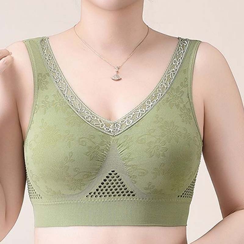 Pure Cotton Buttonless Comfy Lifting Bra