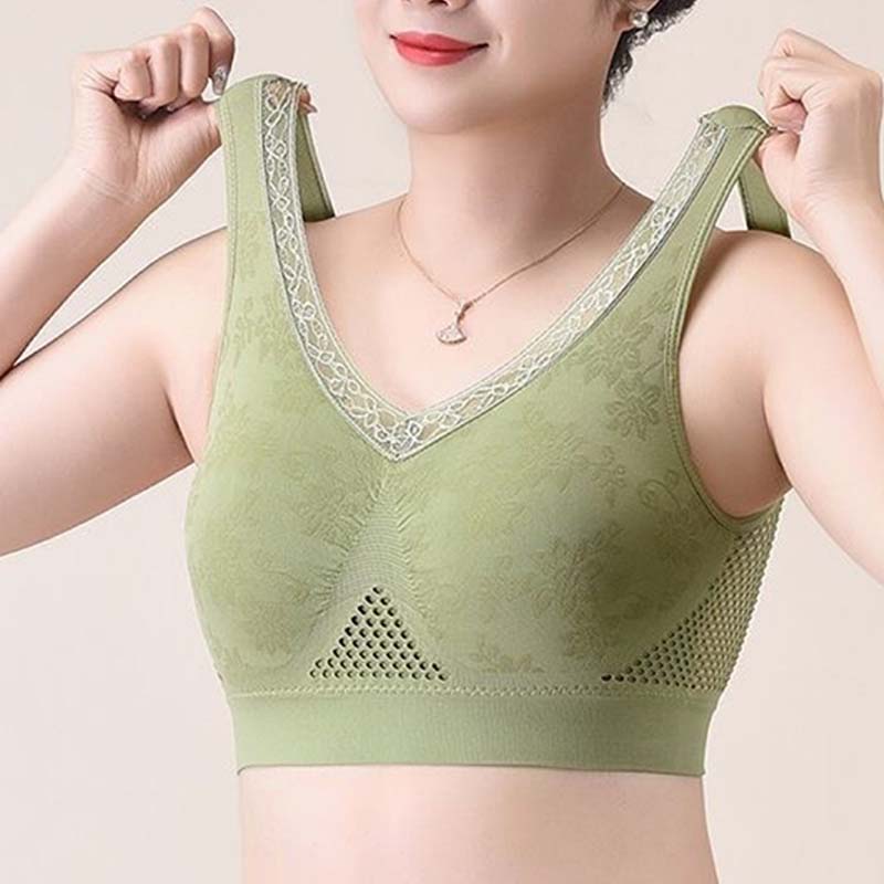 Pure Cotton Buttonless Comfy Lifting Bra