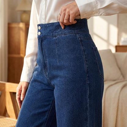 👖50K+ SOLD⚡Women's High-Waist Wide-Leg Jeans