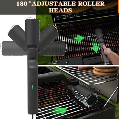 Cordless Electric BBQ Brush Cleaner – Deep Cleaning, Long Handle & Rechargeable 🔋