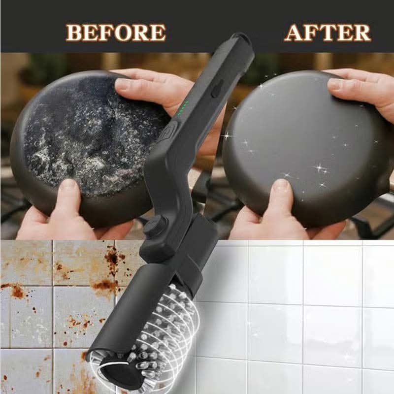 Cordless Electric BBQ Brush Cleaner – Deep Cleaning, Long Handle & Rechargeable 🔋